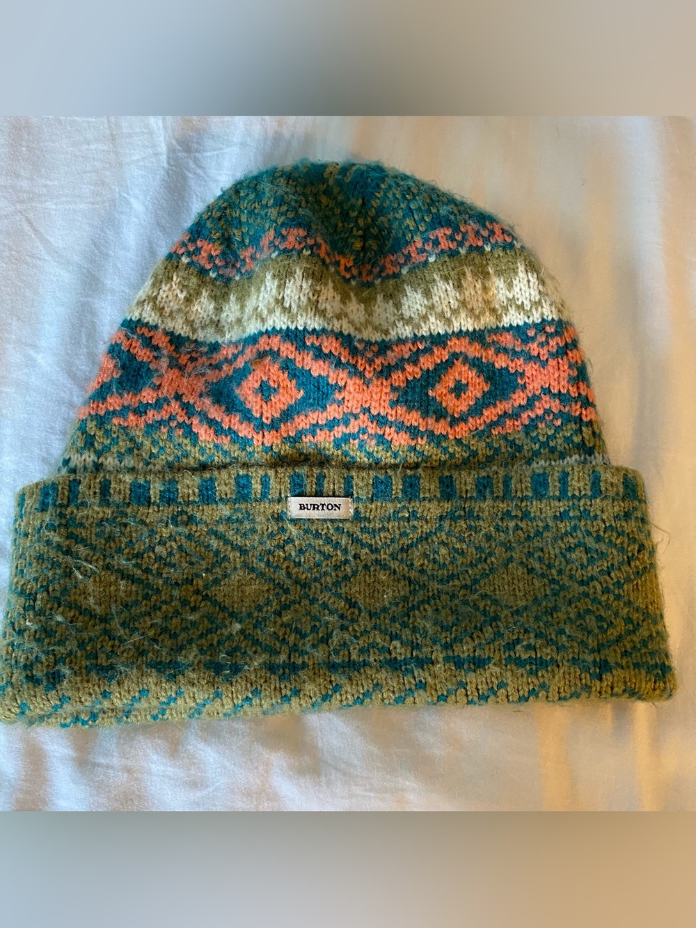 Burton winter hat OS Beanie Gorpcore Acrylic Colorful Ski Nordic Outdoor Alpine